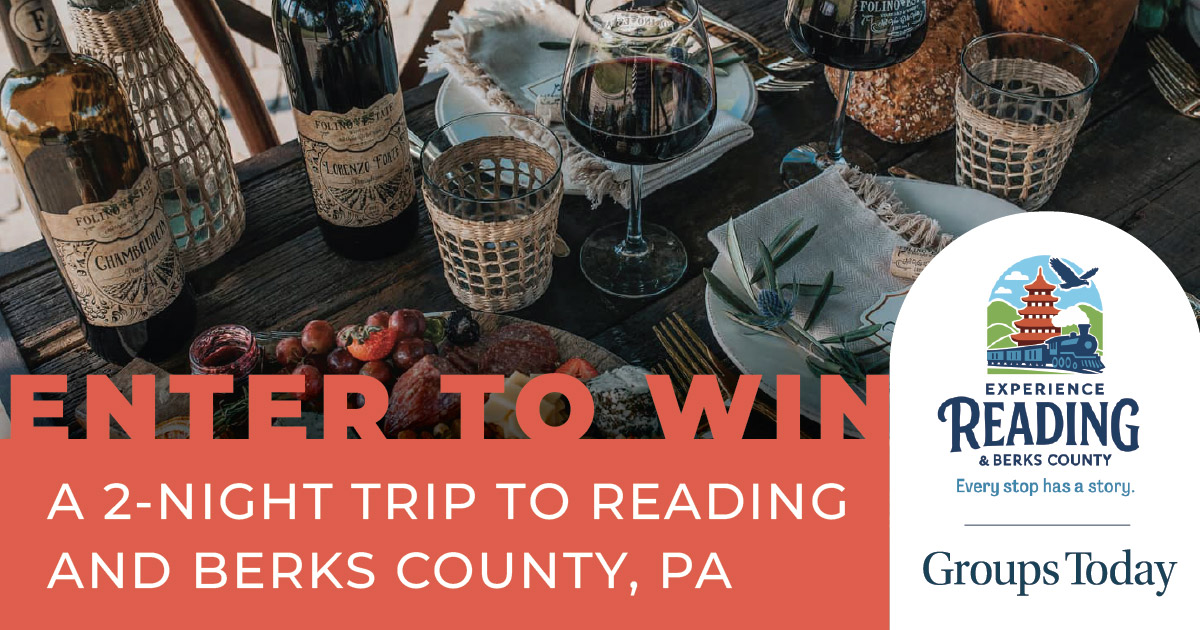 Win a Trip to Experience Reading and Berks County, Pennsylvania!