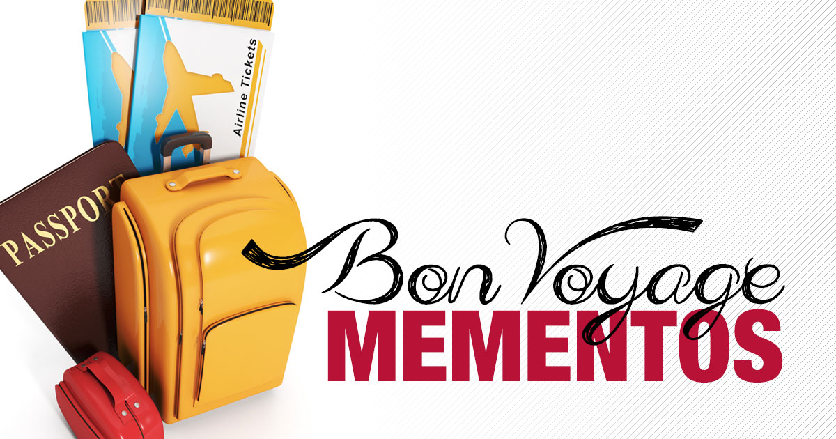 Bon Voyage Mementos: Market Your Business. Show Your Clients Appreciation.