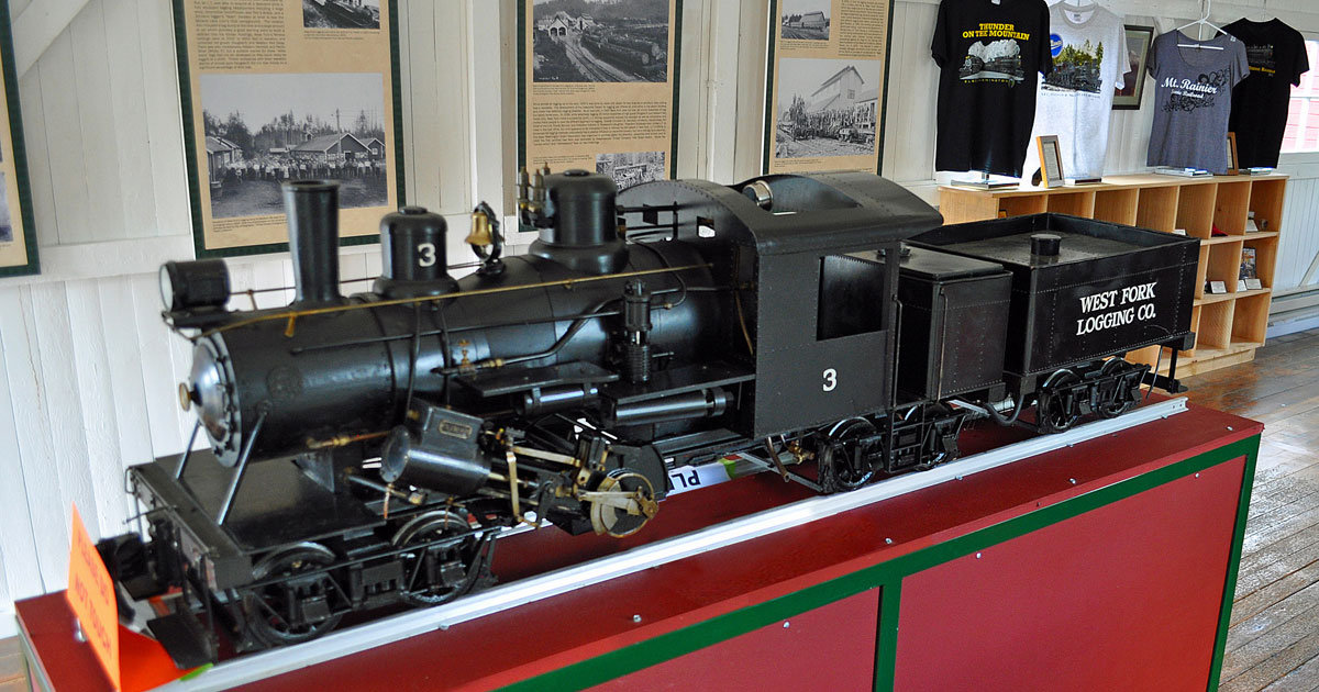 New Exhibits at Mt. Rainier Scenic Railroad & Museum