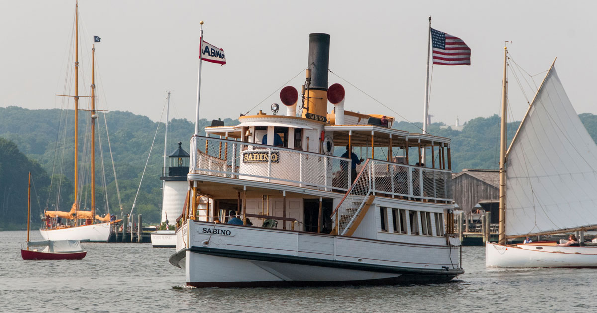 Mystic Seaport Welcomes Back the Sabino Steamboat!